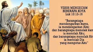 Lukas 10:13-16 | Menolak Tuhan Binasa | Jumat 04 Oktober 24 | Sugeng Pramono