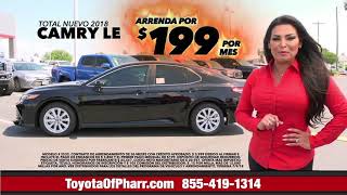 Las ofertas están  Ardiendo en Toyota of Pharr en más de 500 Toyotas!