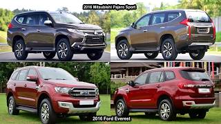 2017 Mitsubishi Pajero Sport VS 2017 Ford Everest ( Endeavour ) SUVs | Auto Comparison