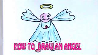 HOW TO  DRAW AN ANGEL