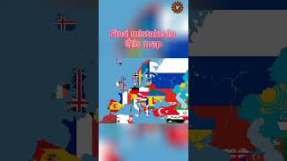 Find mistake in this map🗺️ #geography #flags #countries #fypシ #viral #shorts