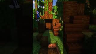 JUNGLE Nether Portal in Minecraft #shorts #minecraft