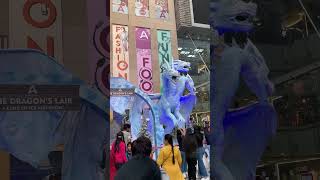 A one mall Ahmedabad Dinosaur theme ice And snow #shorts