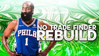 THE NO TRADE FINDER REBUIILD CHALLENGE! NBA 2K24