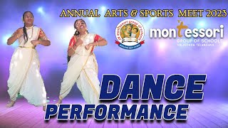 Arts and Sports Meet 2023 | Danc  Competition | Montessori High School | Valigonda