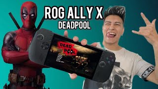 Deadpool in Rog Ally X STREAMING