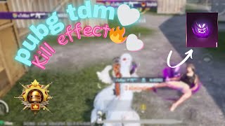 New Tdm Kill effect in Pubg Mobile😍🔥(halo violet kill effect👀🔥)