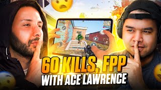 60 KILLS in ONE GAME with ACE LAWRENCE 🔥😍 PUBG MOBILE BGMI