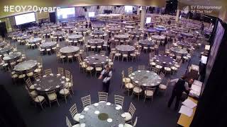 EY Entrepreneur of the Year Awards 2017 - Event build time-lapse