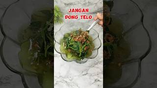 Resep sayur bening daun ubi rambat