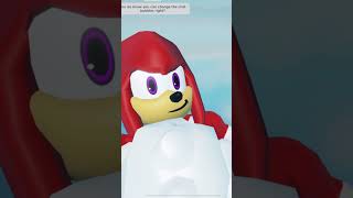 Sonic And Knuckles Trapped In Roblox #shorts