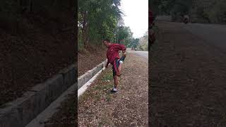 Joging Siang Di Cirata Biar Stamina Kuat