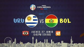 Canal 4 TCS El Salvador | Copa América 2024 - Uruguay vs Bolivia (Jornada 2) Promo