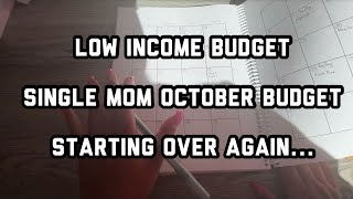 LOW INCOME BUDGET | Budget for Beginners | Budget Low Income | Single Mom Budget