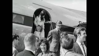 DOWNLINERS SECT - arriving by plane to Sweden in 1965 - Hurt By Love - only known (?) 1960s footage