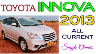 Toyota INNOVA 2.5G 8str/2012-2013 Model/Single Owner/For sale Innova Tboard