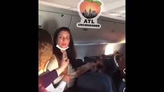 Woman assaults and spits on 80 y/o man during flight for not wearing mask.