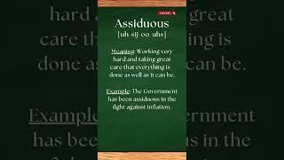 Pronounce ASSIDUOUS the right way #shorts #shortsvideo #pronunciation #english #Assiduous #viral