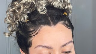 Penteado de coque com baby Hair Ester Lima #penteados #hairstyles #salonline #hairtutorial #cachos