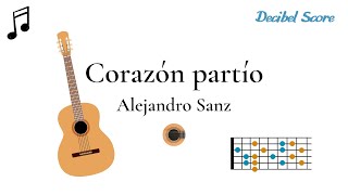 Corazón partió | Alejandro Sanz | Tuto de guitarra con acordes