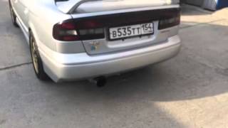 Subaru B4 mono turbo exhaust sound