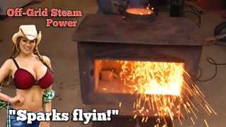 Off-Grid Steam Power: Woodstove Modifications