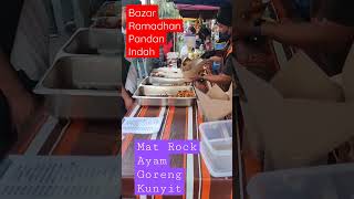 Mat Rock Ayam Goreng Kunyit at Bazar Ramadhan Pandan Indah. #shorts