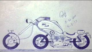 MOTORCYCLE DRAWING - My Imagined Model