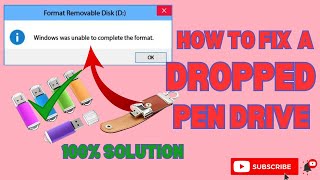 How to Fix a Dropped Pen Drive // ফেলে দেওয়া পেনড্রাইভ কিভাবে ঠিক করবেন..