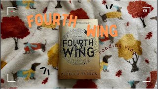 fourth wing reading vlog🐉⚔️ (spoiler free)