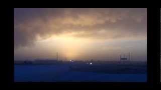 SunSet after the Mini Haboob Lubbock Tx Mar 17 2013