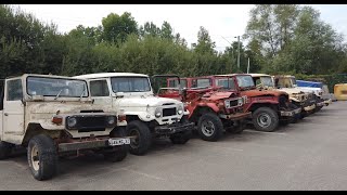 AVENTURA LAND CRUISER  FRANCIA - Visitando el GARAJE PRIVADO de Claude - REPUESTOS, PIEZAS SERIE 40