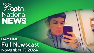 APTN National News: November 13, 2024