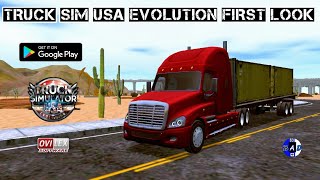 Truck simulator USA evolution by ovilex software Android gameplay 2021first look/officially released