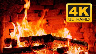 High Quality Christmas Fireplace 4K & Crackling Fire Sounds 3 HOURS 🔥🔥 Fireplace Screensaver for TV