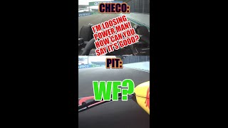 I'm loosing power! Checo Perez Pits Radio #MiamiGP Formula 1 2022 How can you say it's good? LOL! :)