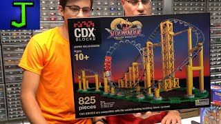 CoasterDynamix CDX Blocks Sidewinder Roller Coaster Unboxing