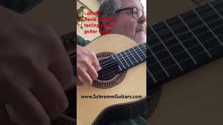 Luthier Plays His Own Guitar