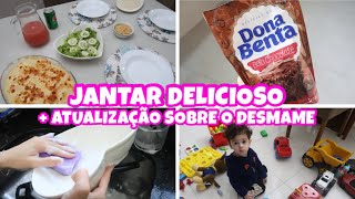 FIZ ESCONDIDINHO DE CARNE SECA, ROTINA + ATUALIZAÇÃO SOBRE O DESMAME 🤱🏻