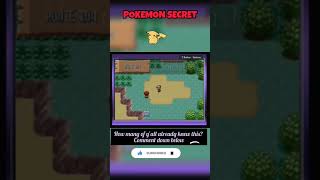 POKEMON SECRET CUT HM USE!!! IF YOU KNEW THIS SUBSCRIBE , IF DIDNT THEN LEAVE A COMMENT, #pokemon