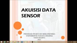 Akuisisi Data Sensor klas B