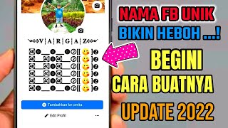 Cara buat akun fb nama unik keren bergaya font teks tebal miring latin 2022