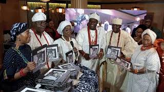 Imperial Majesty Oba Enitan Ogunwusi (Ojaja II) Launch a Book. Title: unspoken. at Eko hotel, Lagos