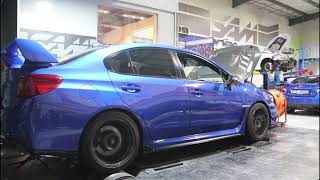 Tuned STi powered by precision 6466 turbo kit on Ron 98 fuel + meth