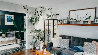 Plant Tour Of My Entrance & Sitting Room. Peek At My IKEA Cabinet. Milsbo. Tropical Urban Jungle