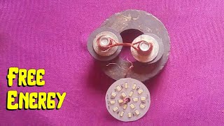 Make Free Energy Magnet and Copper Wires Make Energy LED Lights