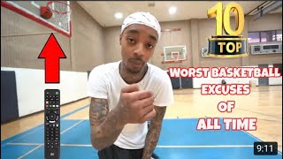 Top 10 Worst Basketball Excuses