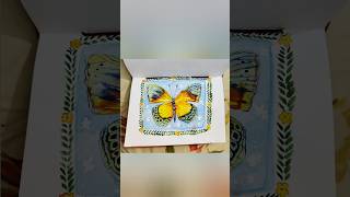 Happyness is a Butterfly #shorts #art #artist #watercolorpainting #paintingideas