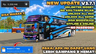 BUSSID!! Bus Simulator Indonesia Mod Apk v3.7.1 Terbaru 2023 Unlimited Money & Bisa Mabar