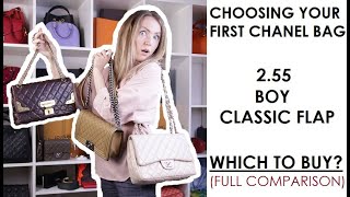 Handbag Haul! Buying Your First Chanel? Watch This First. 2.55, Chanel Classic Flap vs. Boy Bag